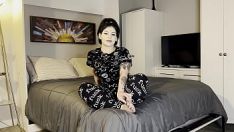 Reproducir Moldeando curvey: medio culo latina striptease adjudica para hacer prueba porno