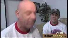 Play Ebony tree cum slattern hottie bukkake political party 13