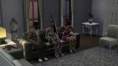 Oynat The sims 4 - yeni ailemle tanıştım. seks partisi