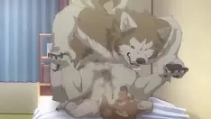 تشغيل تم تنظيف senpai بواسطة shibe عندما امتصه shibe ومارس الجنس معه senpai