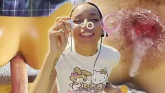 Play Skinny Latina Teen Takes Rough Anal Pounding in the Park