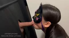 Redare Gloryhole asiatică: străinul anonim cu cocoș mare dracu prințesa shibari pentru porno amatori ai soțului